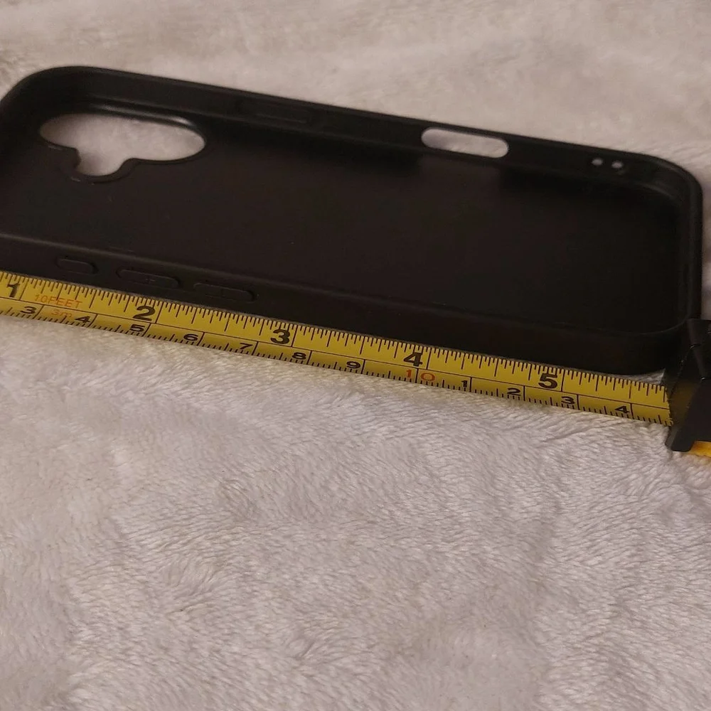 Celine Black Triomphe Phone Case. I don't know what phone this fit , not mine!